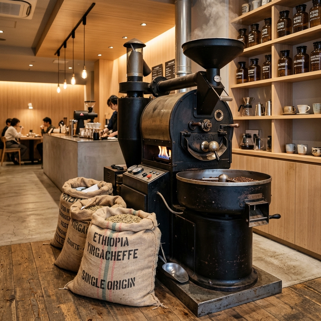 コーヒー焙煎機